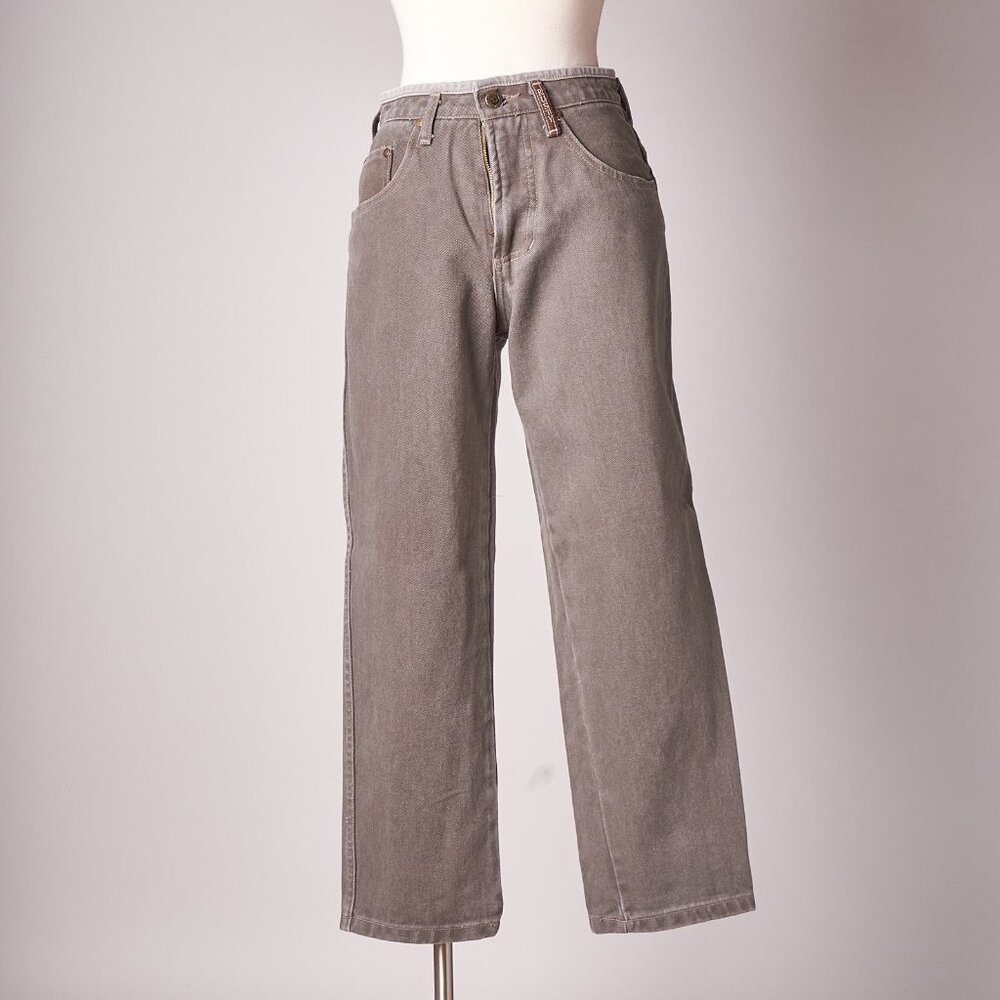 1990s Deadstock Gray Rusty Skateboarding Jeans Pants